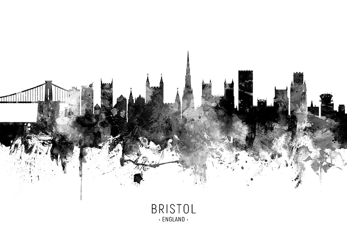 Bristol England Skyline
