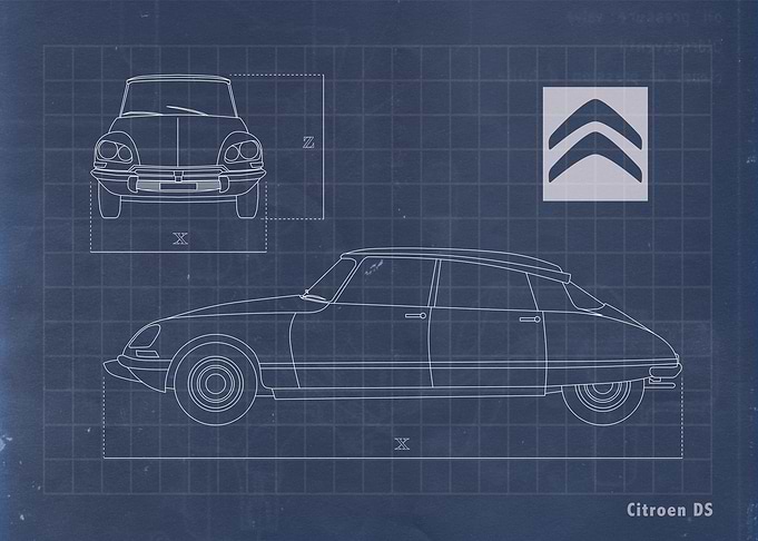 Citroen DS Blueprint