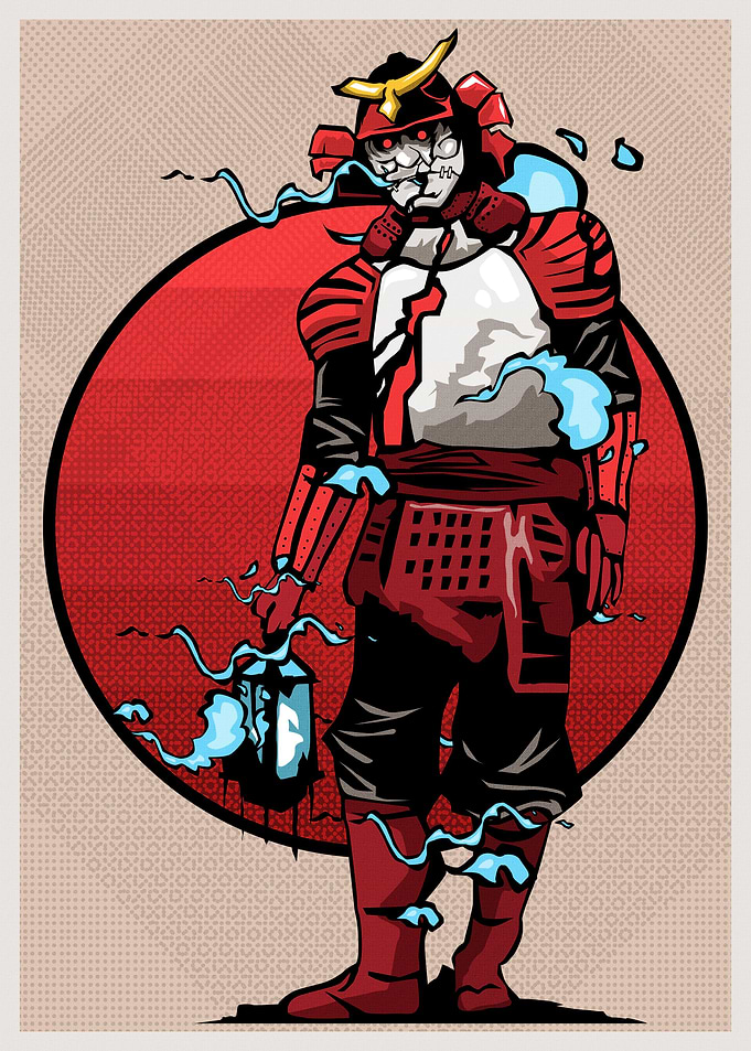 Zombie samurai