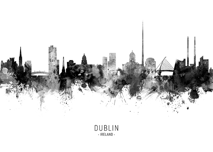 Dublin Ireland Skyline