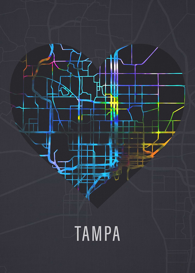 Tampa Florida City Street