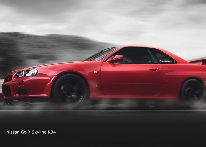 Skyline GtR Color Pop