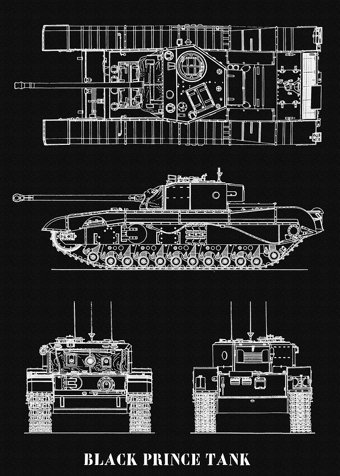 BLACK PRINCE TANK