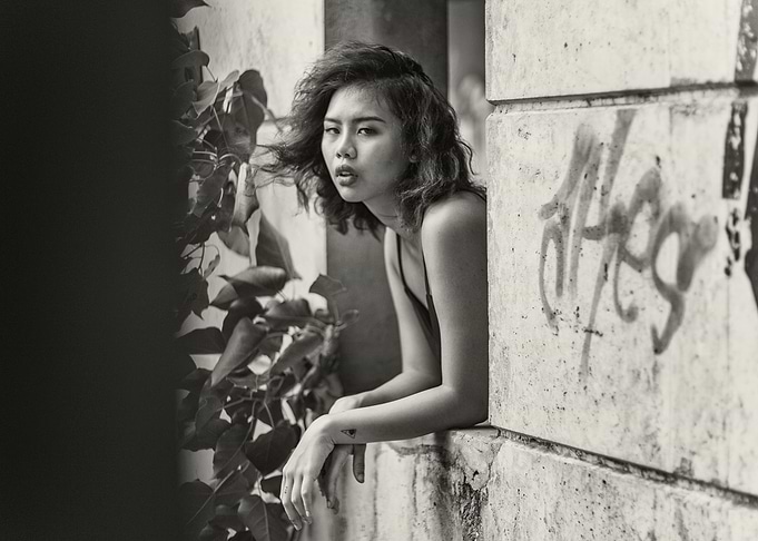 Model portrait