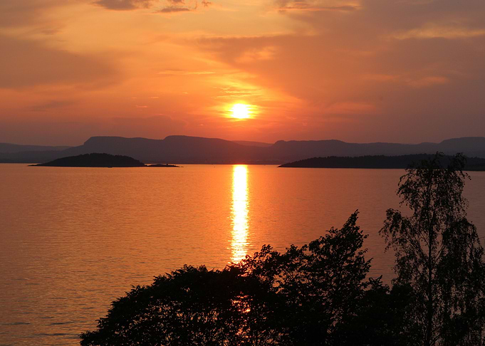 Oslo Beach Sunset
