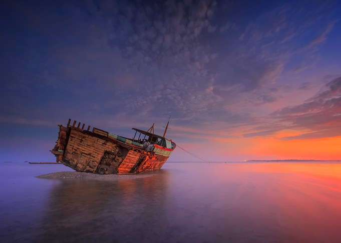 Stranded Ship