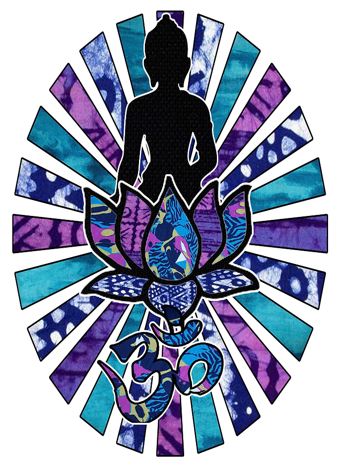 Buddha Silhouette Lotus