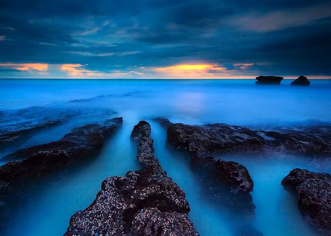 Blue Hour Beach