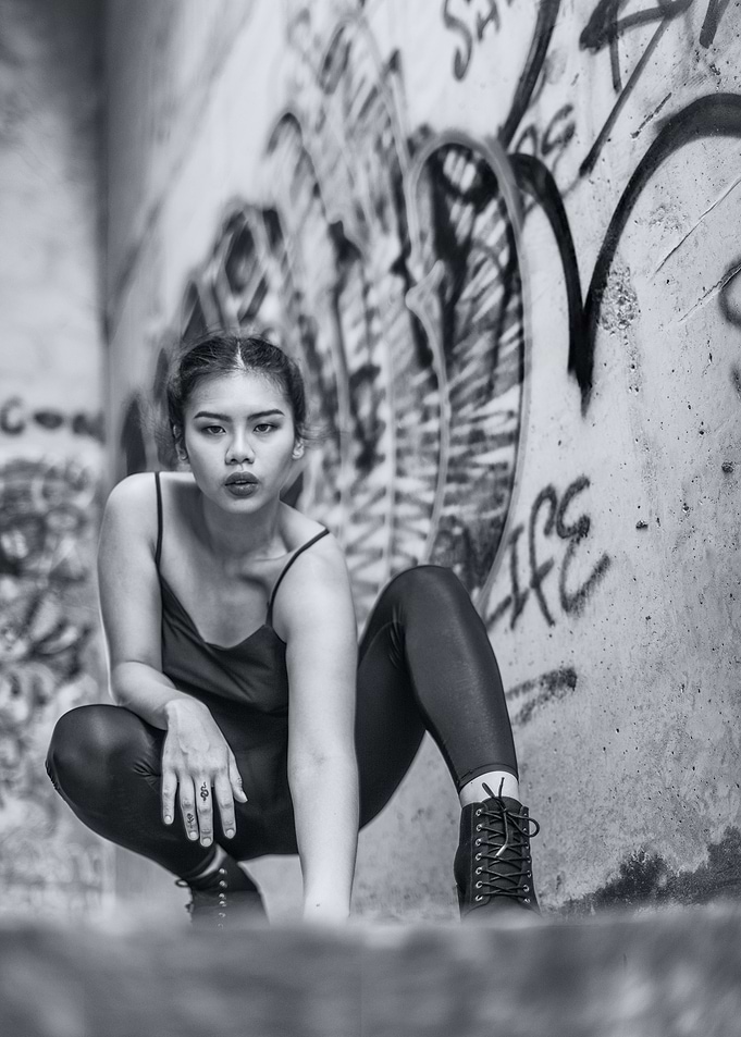 Portrait of asian model