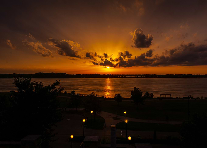 Sunset Over Mississippi