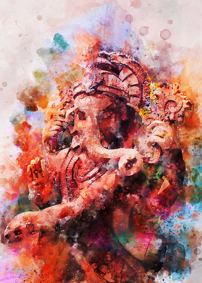 LORD GANESHA ABSTRACT