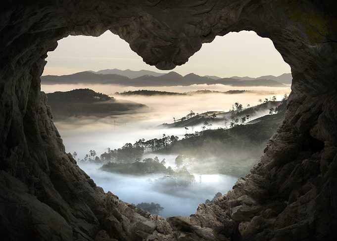 Mountains forests