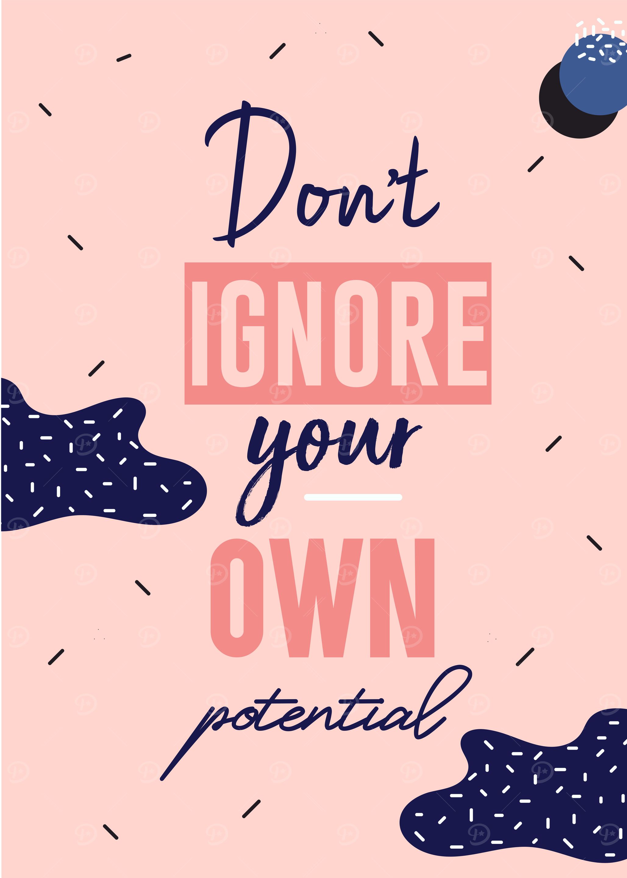 dont ignore yours