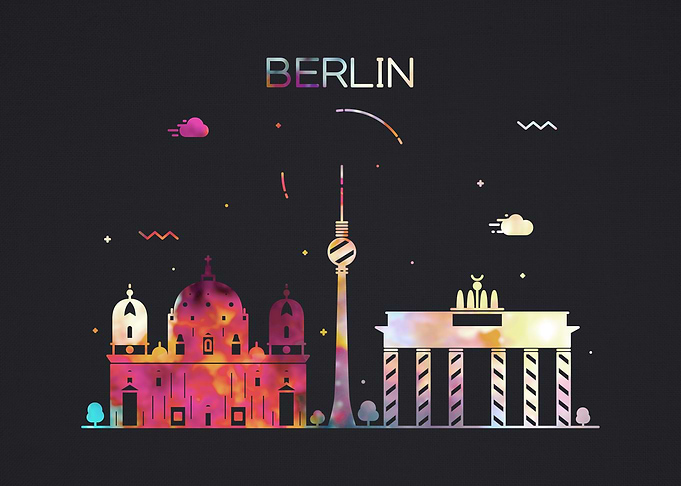 Berlin City Skyline Fun
