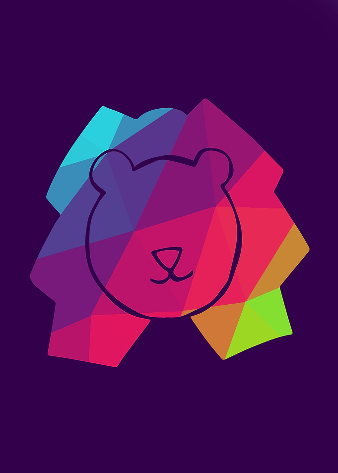 Rainbow Lion Animal 5