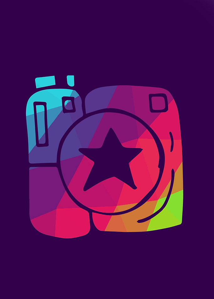 Rainbow Polygon Camera 1