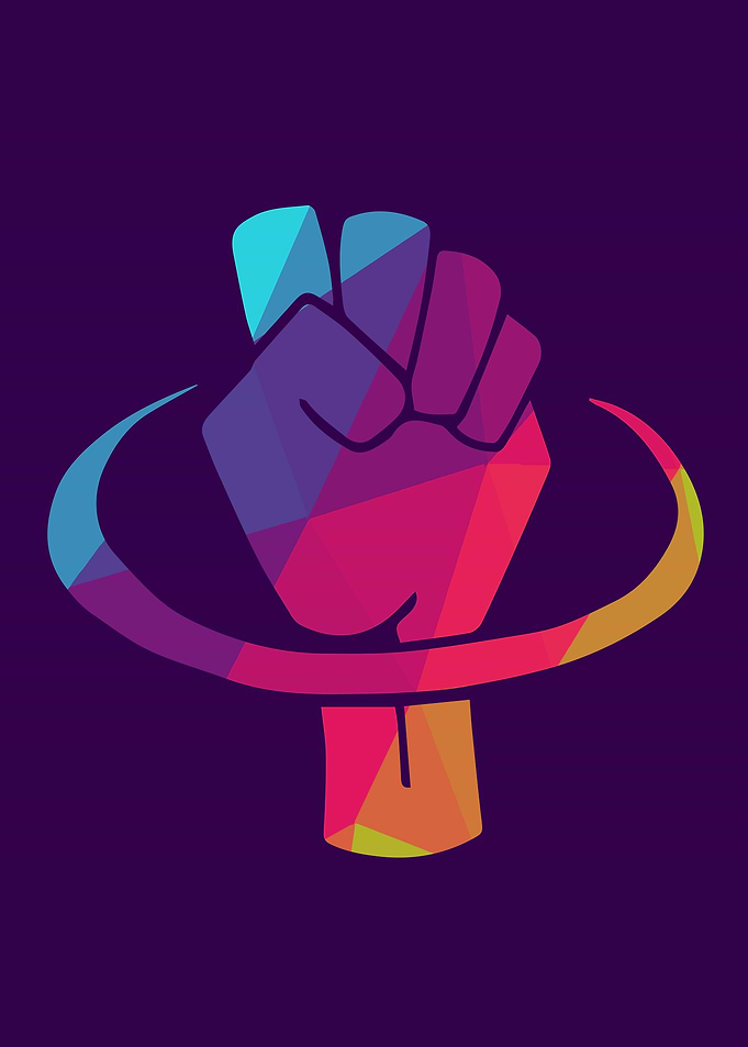Rainbow Polygon Power 9