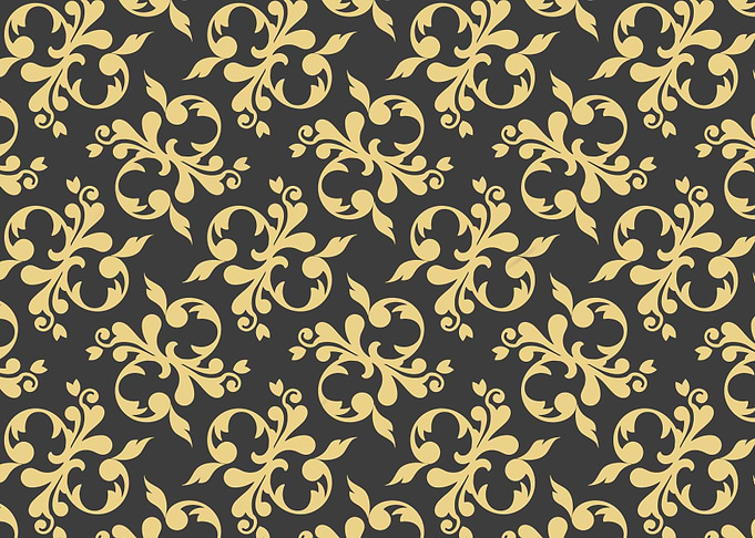 Golden ornament decoration