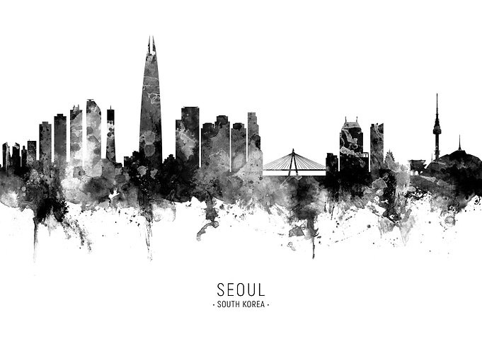 Seoul South Korea Skyline