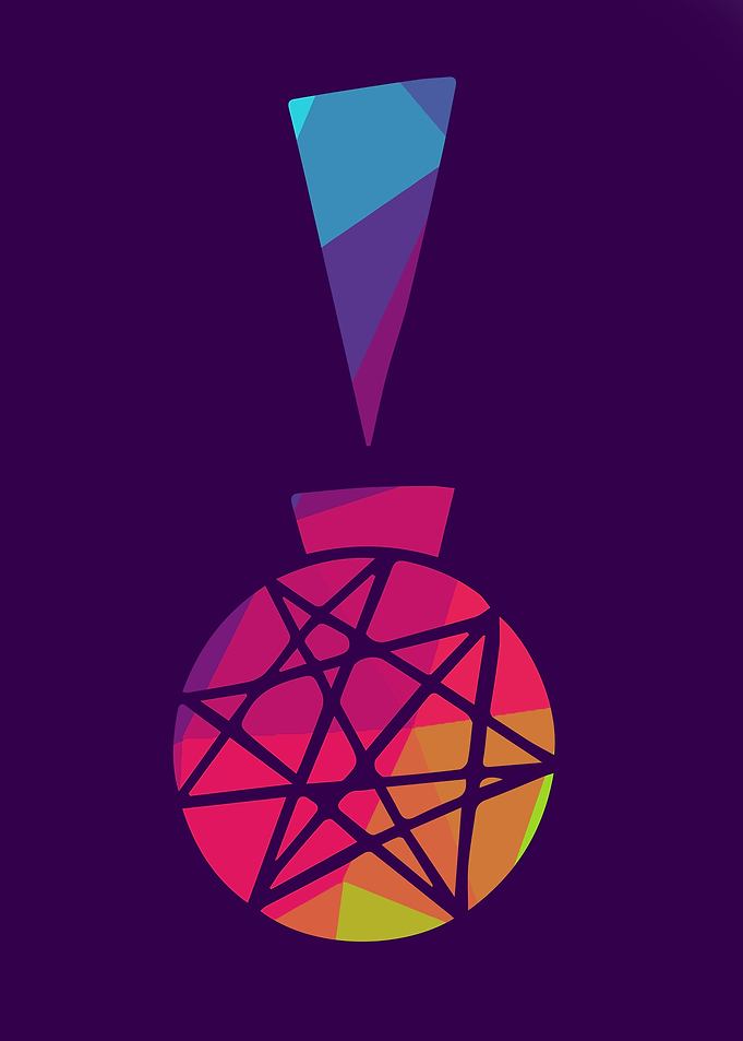 Rainbow Christmas Ball 1