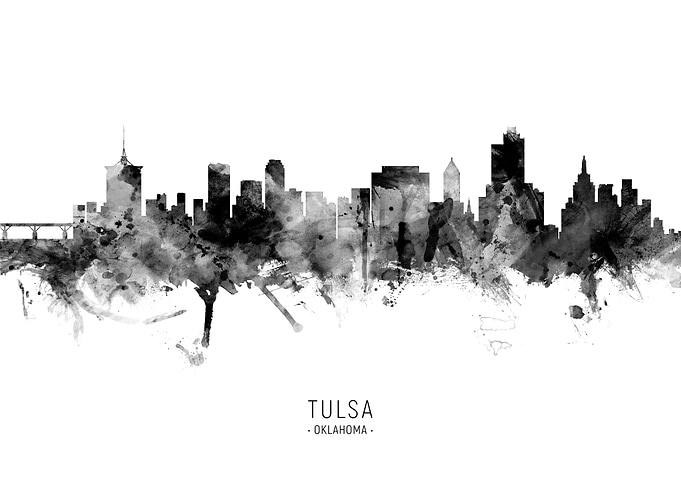 Tulsa Oklahoma Skyline