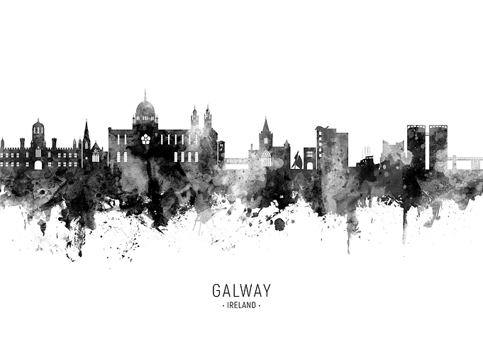 Galway Ireland Skyline