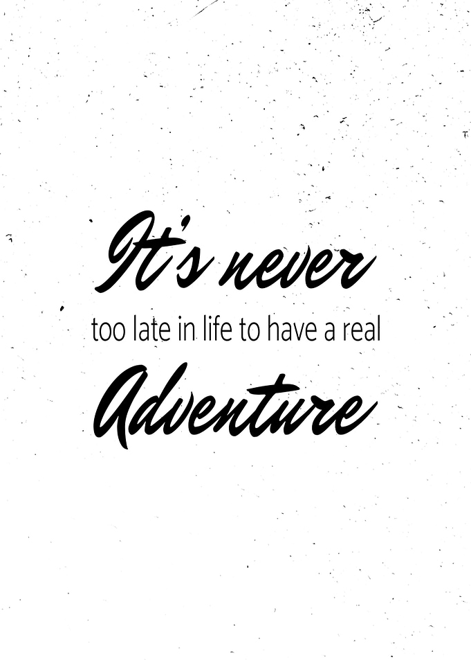 Never Too Late