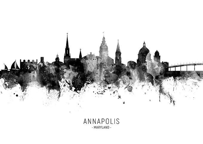 Annapolis Maryland Skyline