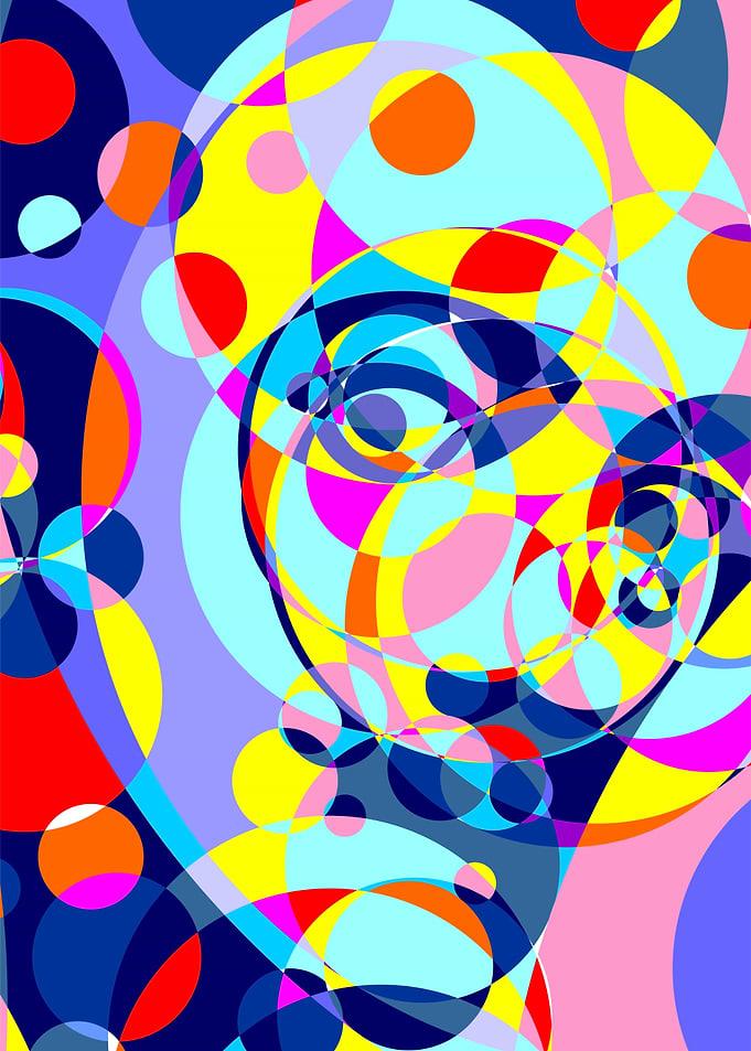 Dali colored circles