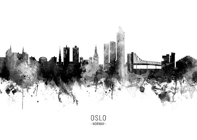 Oslo Norway Skyline