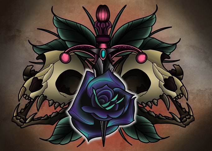 Dagger and Rose