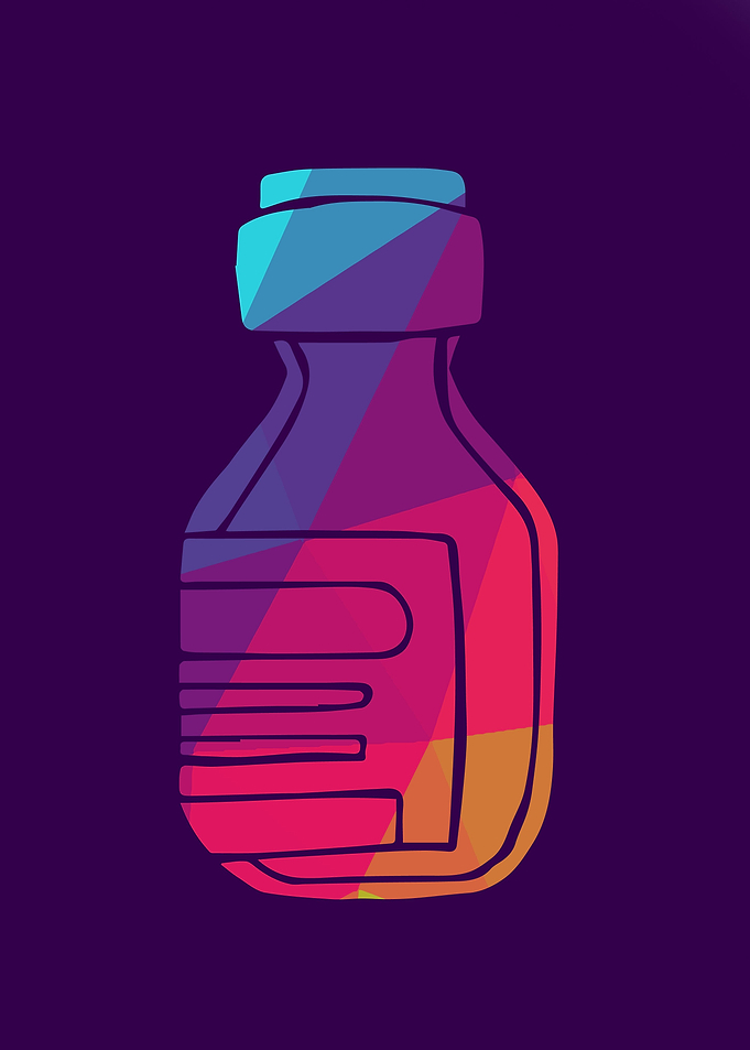 Rainbow Polygon Medicine 3