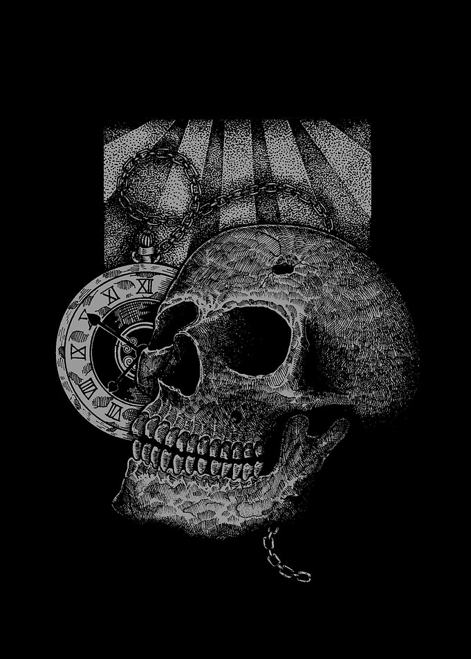 Skull time artwork