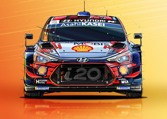 Hyundai i20 WRC Artwork