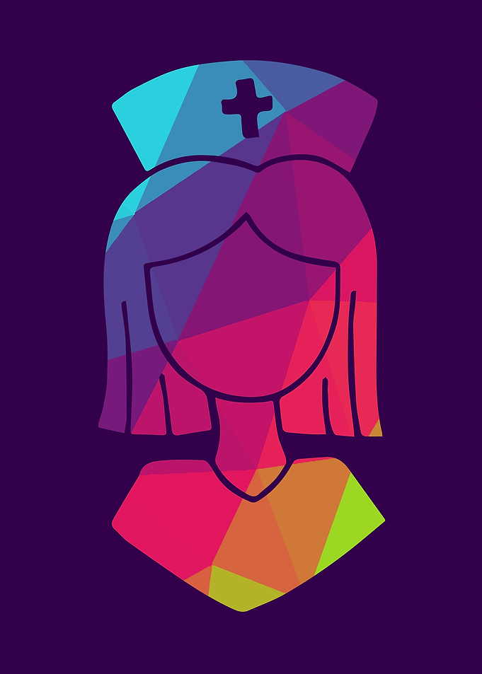 Rainbow Polygon Nurse 8