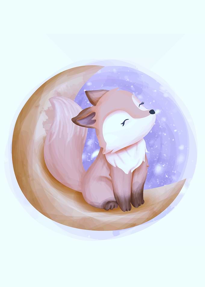 Cute Baby Fox