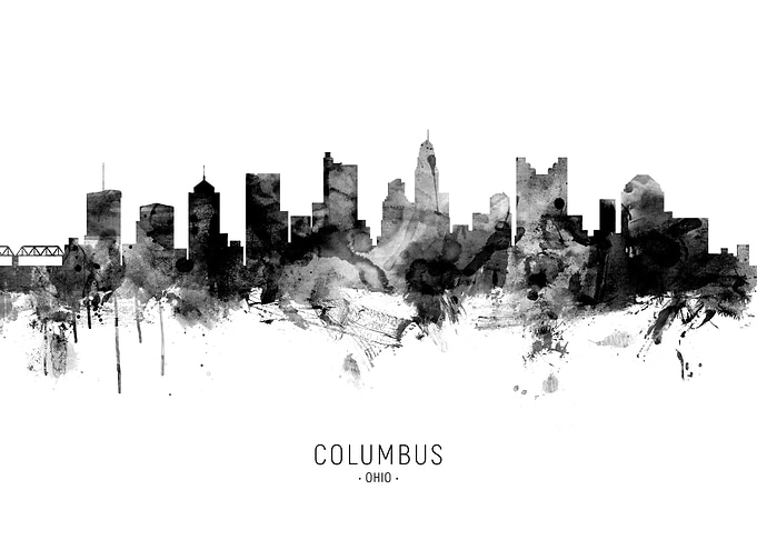 Columbus Ohio Skyline