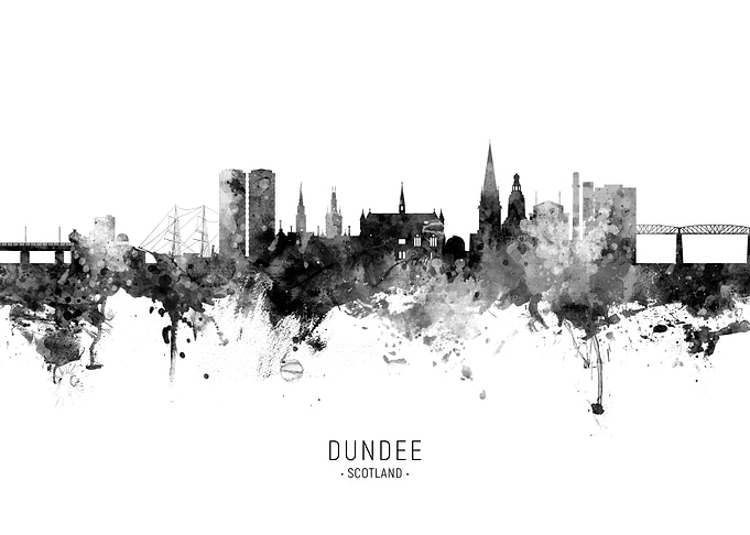 Dundee Scotland Skyline