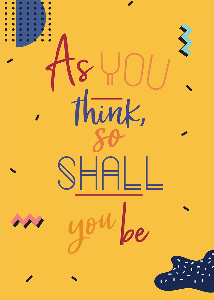 what you think you become