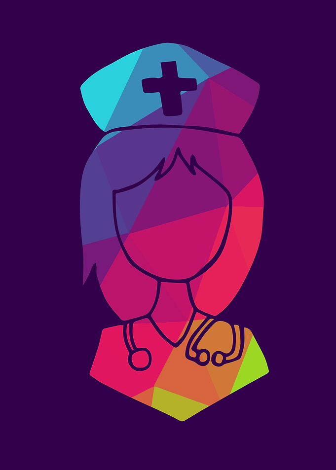 Rainbow Polygon Nurse 6