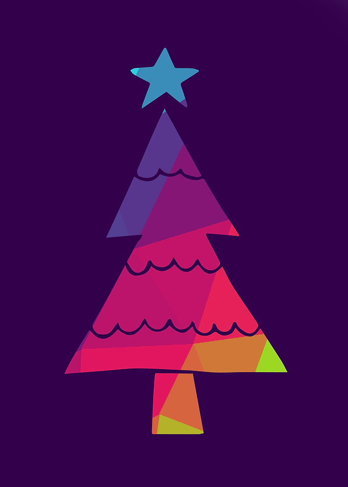 Rainbow Christmas Tree 8
