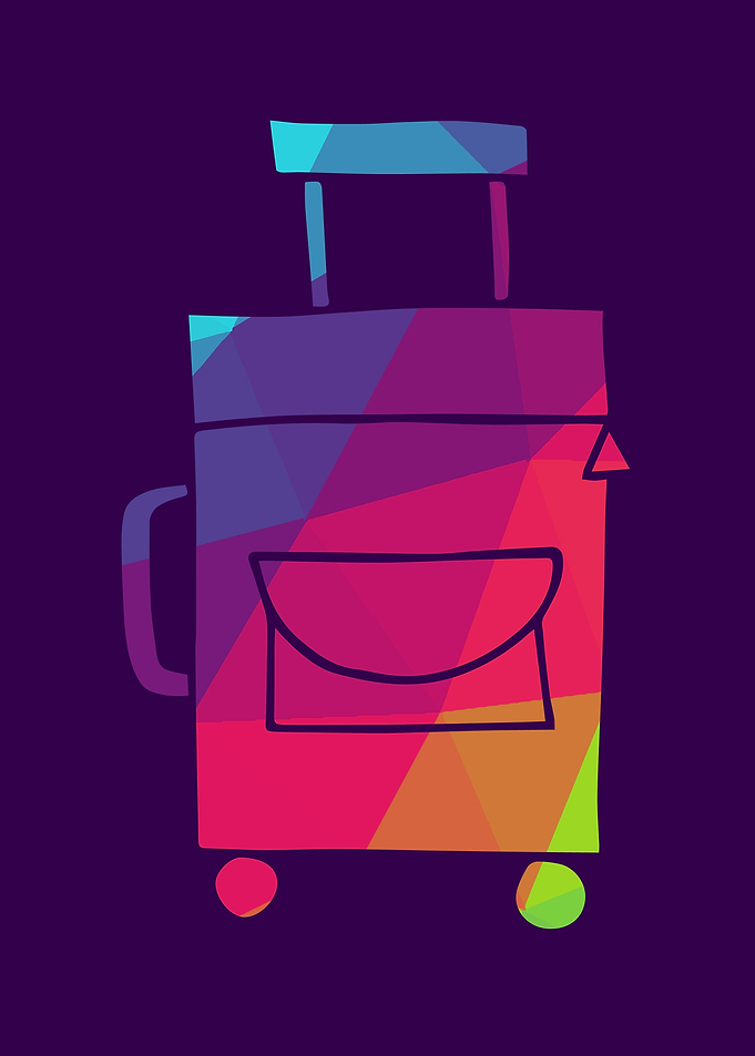 Rainbow Polygon Bags 15
