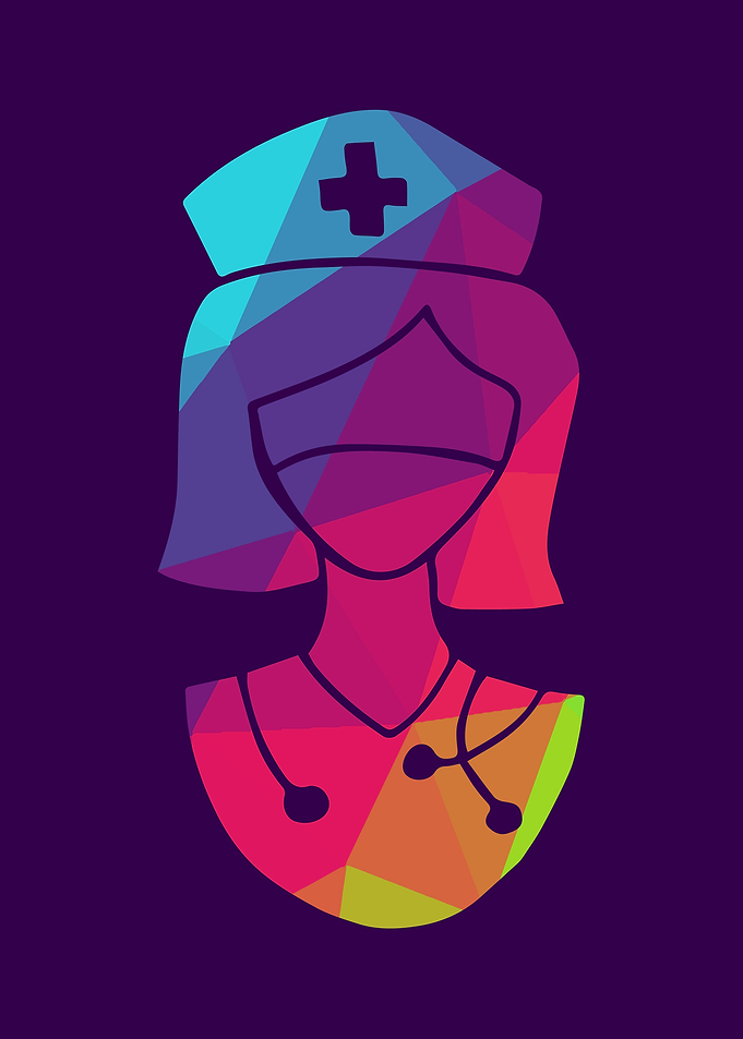 Rainbow Polygon Nurse 2