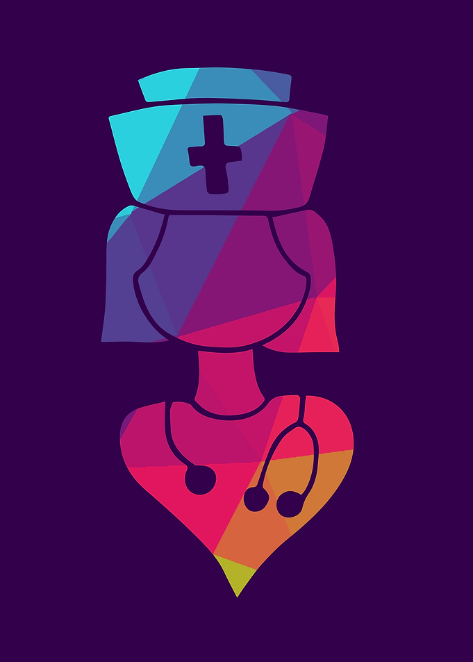 Rainbow Polygon Nurse 7