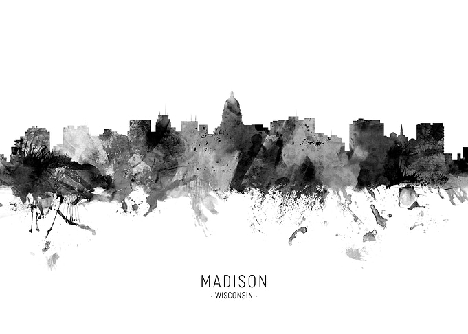 Madison Wisconsin Skyline