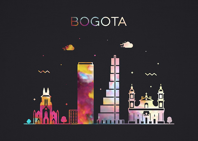Bogota City Skyline Fun
