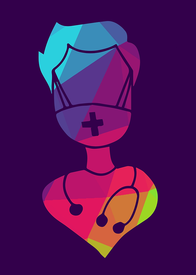 Rainbow Polygon Nurse 5