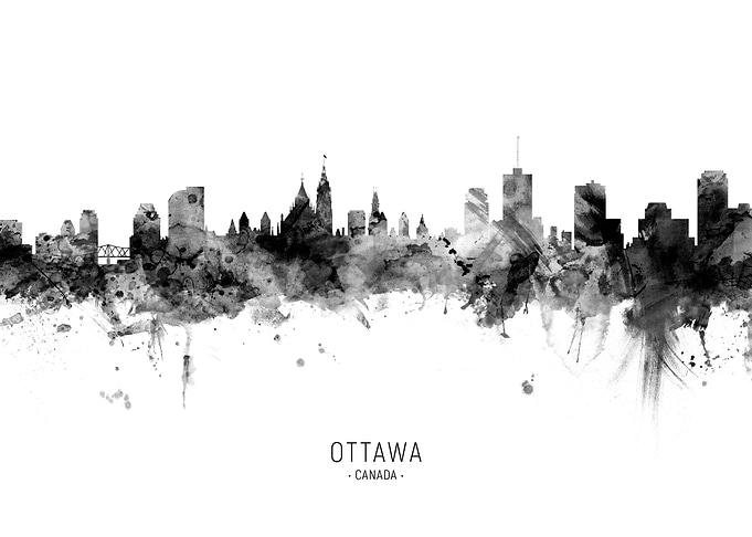 Ottawa Canada Skyline