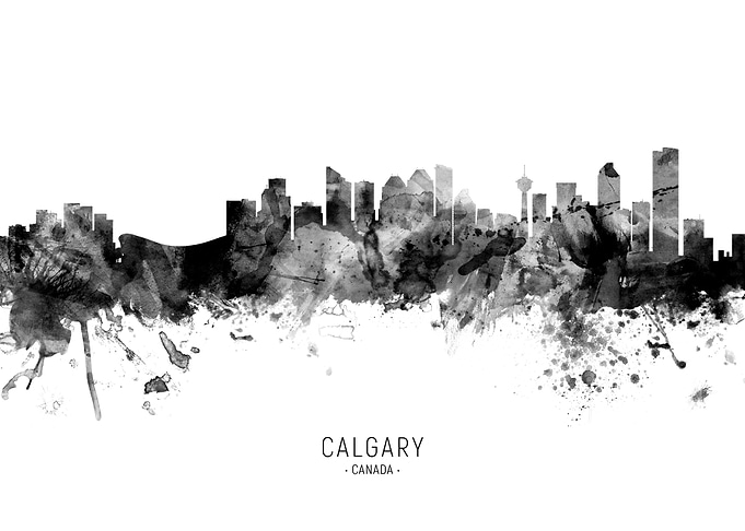 Calgary Canada Skyline