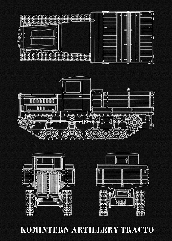 KOMINTERN ARTILLERY TRACTO